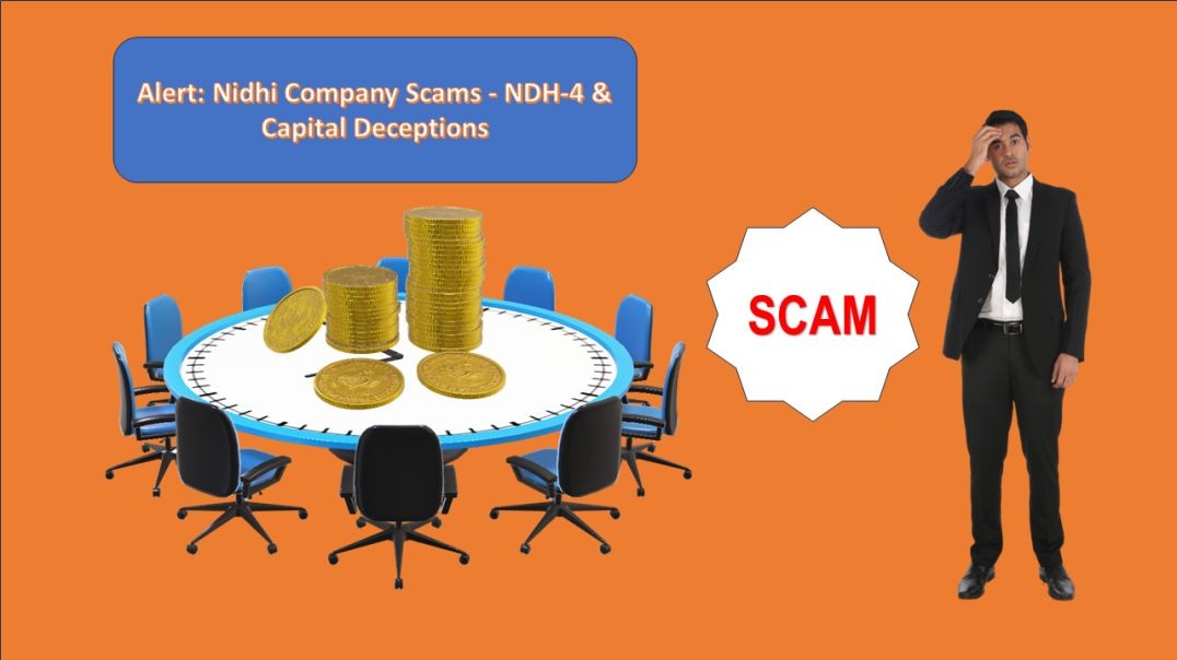 ⁣Alert: Nidhi Company Scams - NDH-4 & Capital Deceptions |NDH-4 और पूंजी वृद्धि धोखाधड़ों का पर्द